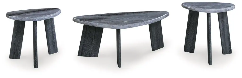 Bluebond Table Set 3 Modern Nesting Tables