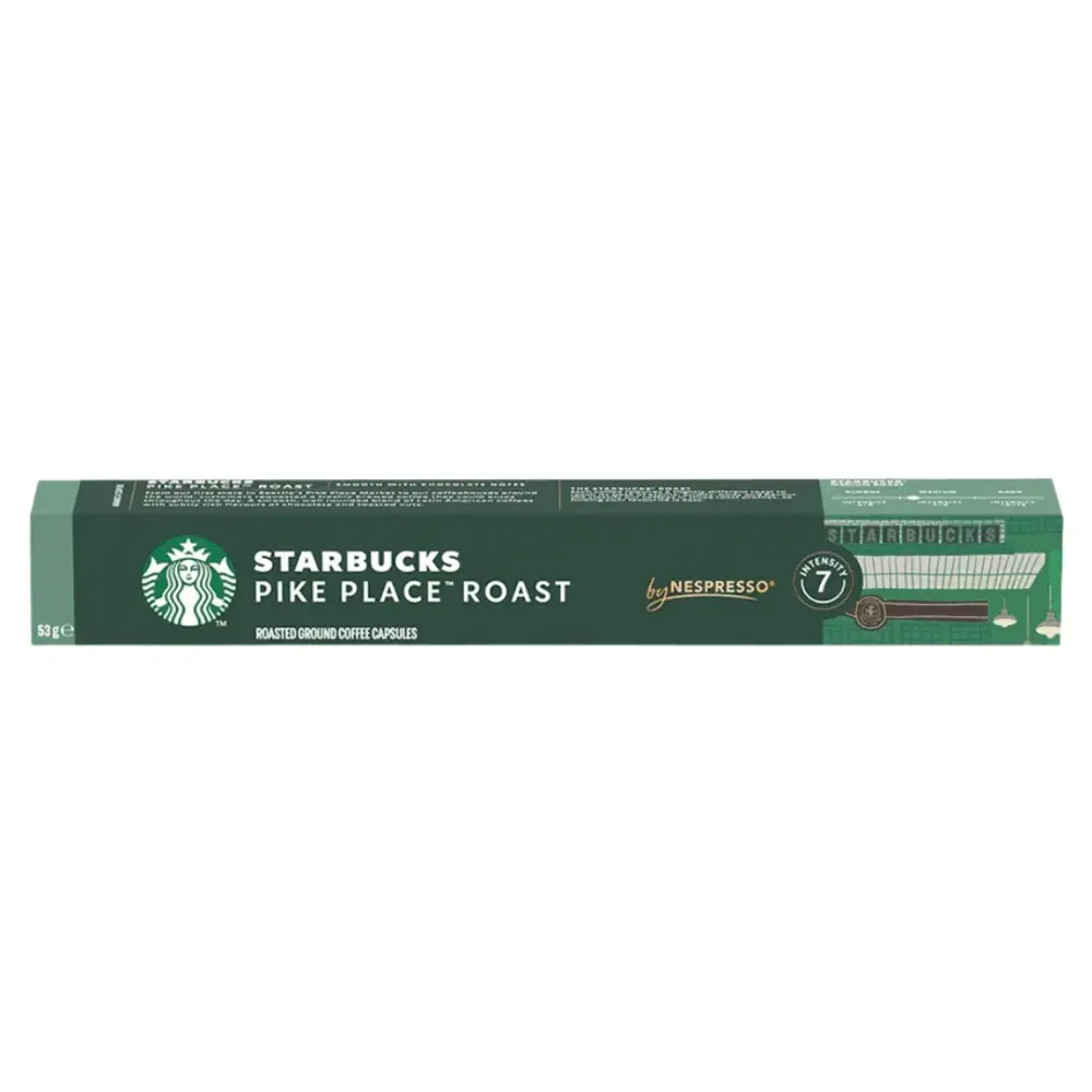 Starbucks Pike Position Roast para Nespresso 10 Capsulas