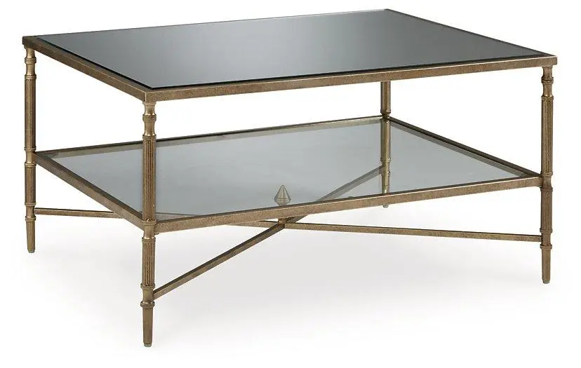 Cloverty Coffee Table Modern Living Room Furniture