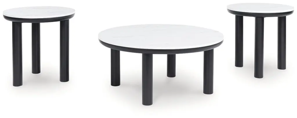 Xandrum Table Set 3 - Nesting Tables Living Room and Office