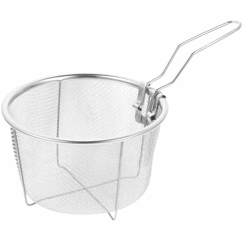 Stainless Steel Colander Mini Pan Fried Basket Fryer Vegetables unbrand