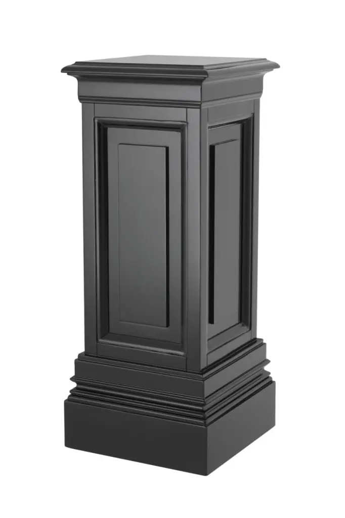 Black Wooden Column Small Eichholtz Salvatore Home Accent
