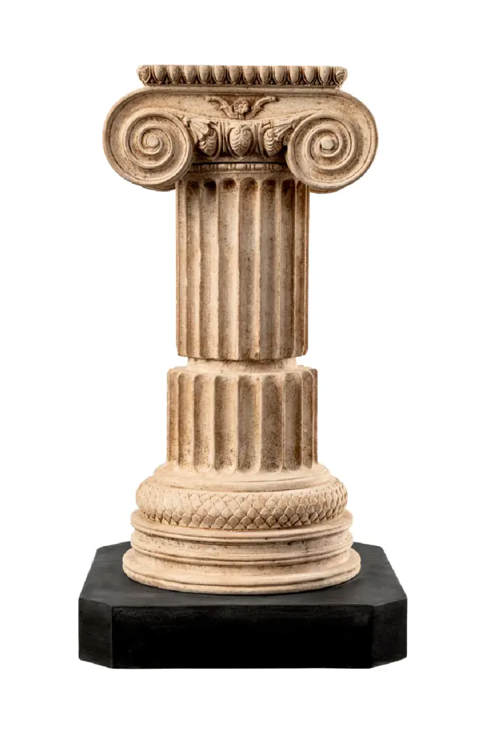 Fluted Marble Column Metropolitan Eichholtz Artemis Greek Decor