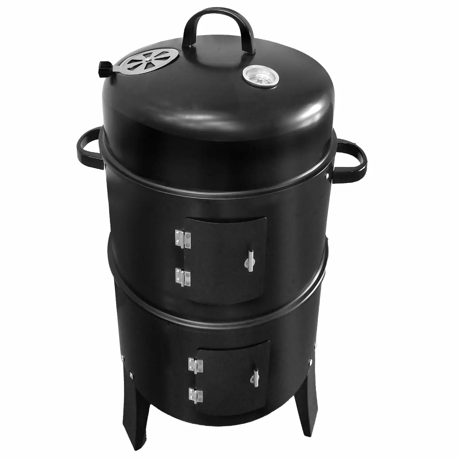JSTUOKE 3--1 Large Charcoal Smoker Meat Cooker Vertical BBQ Grill Outdoor Picnic