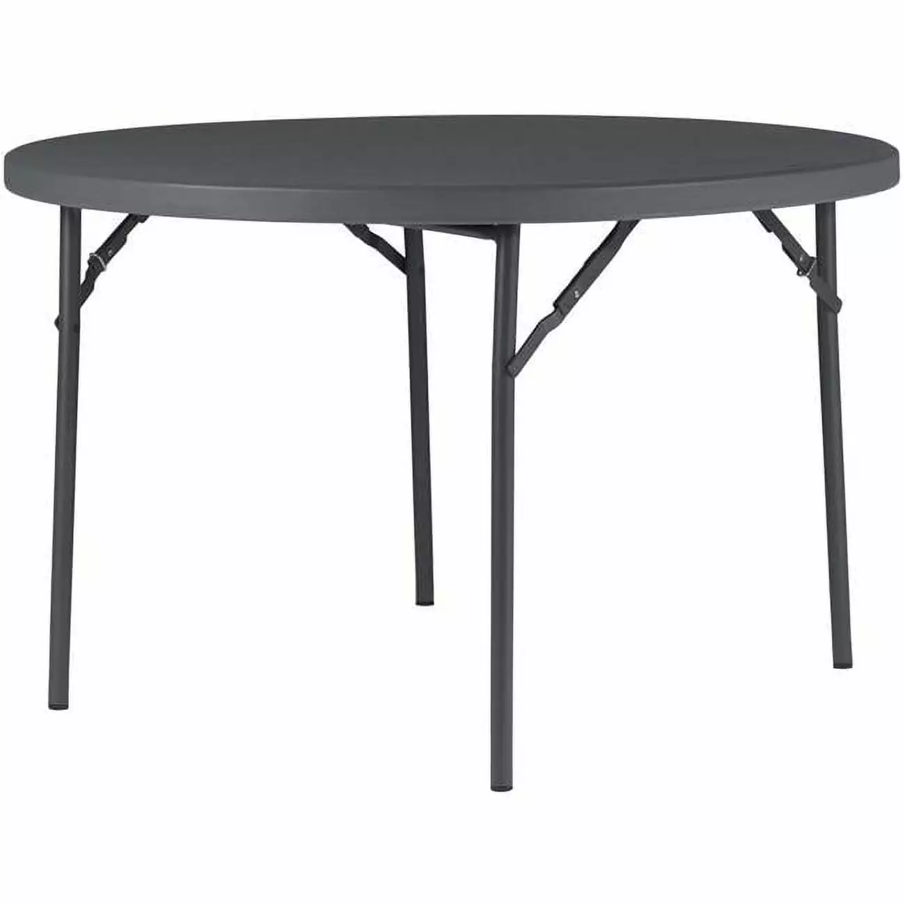 Dorel Zown Commercial Round Blow Mold Fold Table - Heavy Duty Plastic Table Events
