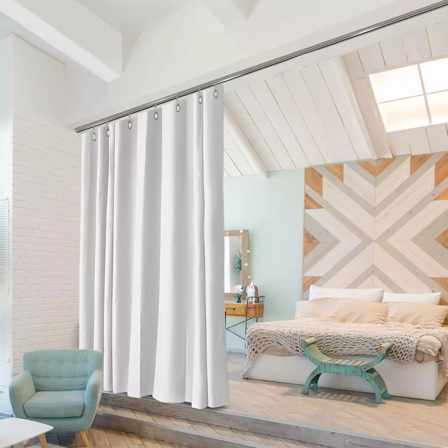 Room Dividers Now Ceiling Monitor Room Divider Kit XX-Large 8ft Tall x 12-14ft Wide ROOM/DIVIDERS/NOW