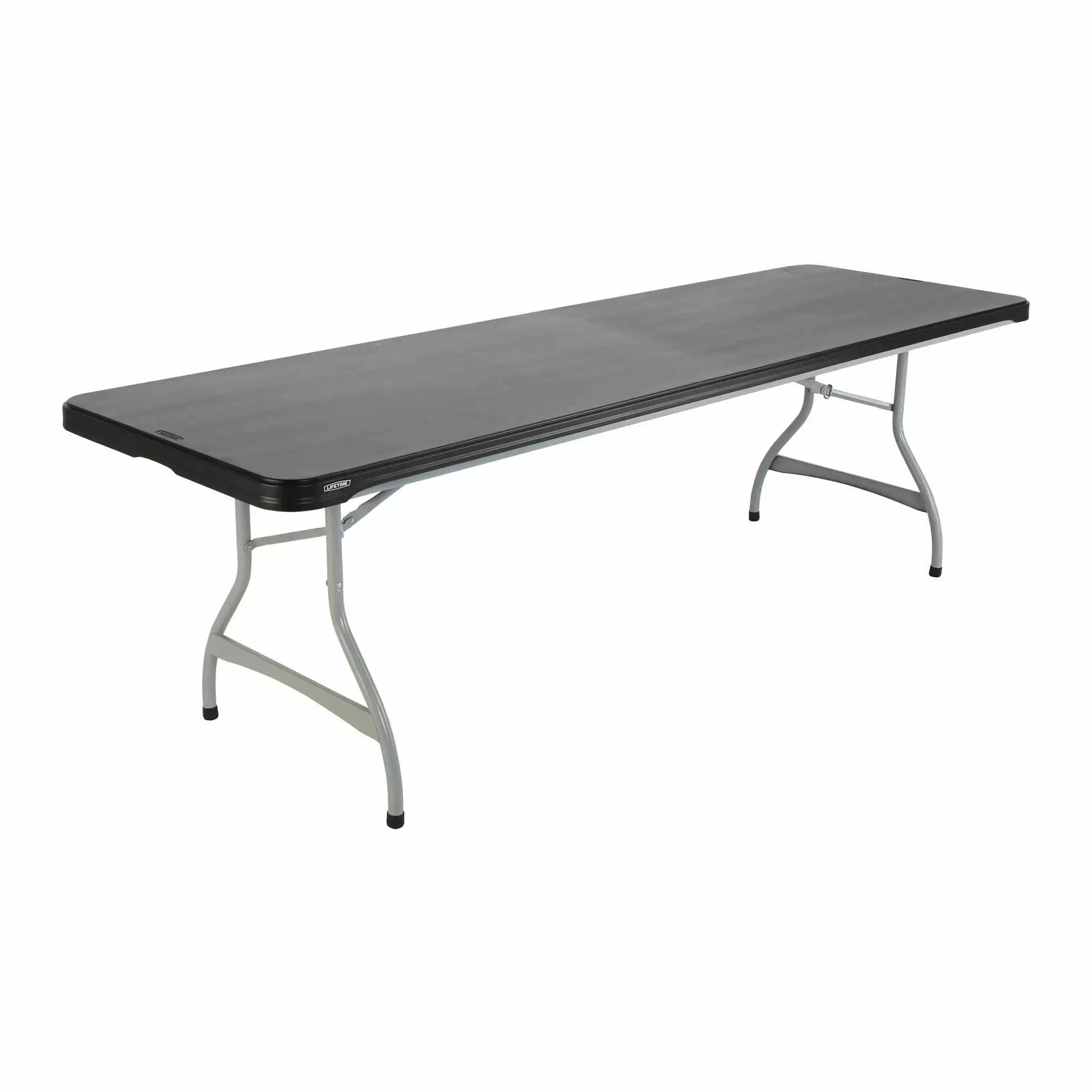 Lifetime 8 Foot Nesting Rectangle Table Indoor Outdoor Commercial Grade Black