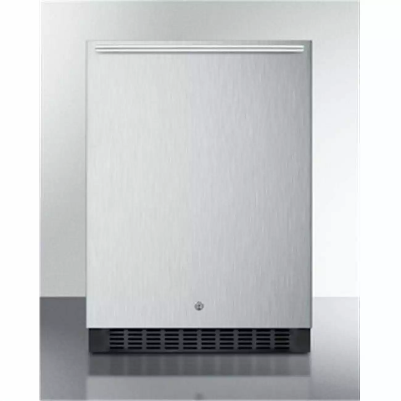 SUMMIT SPR627OSSSHH Compact Refrigerator - Stainless Steel Space-Saving Design Summit Appliance