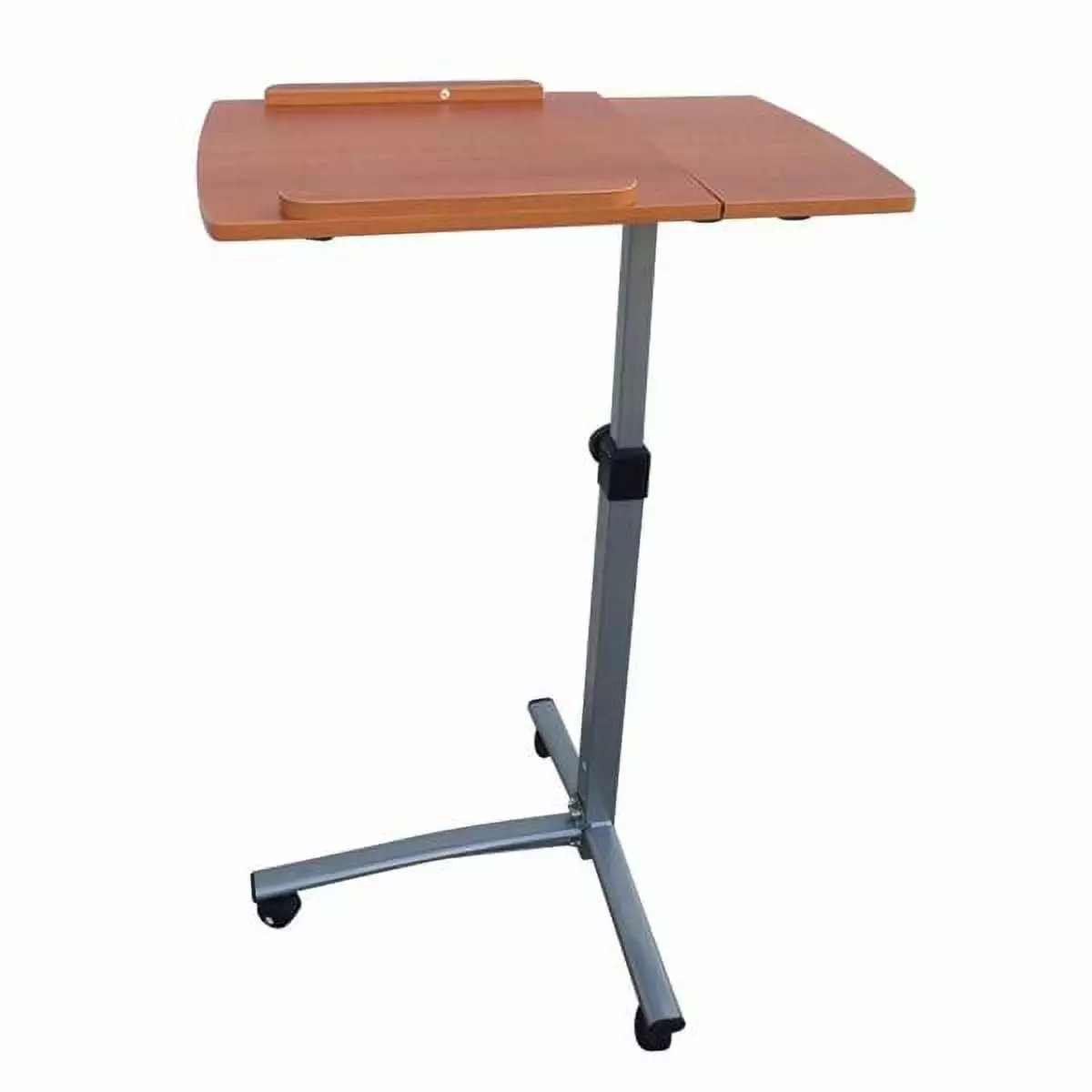 Home Use Multifunctional Lifting Computer Desk Brown Adjustable Workstation YTTX