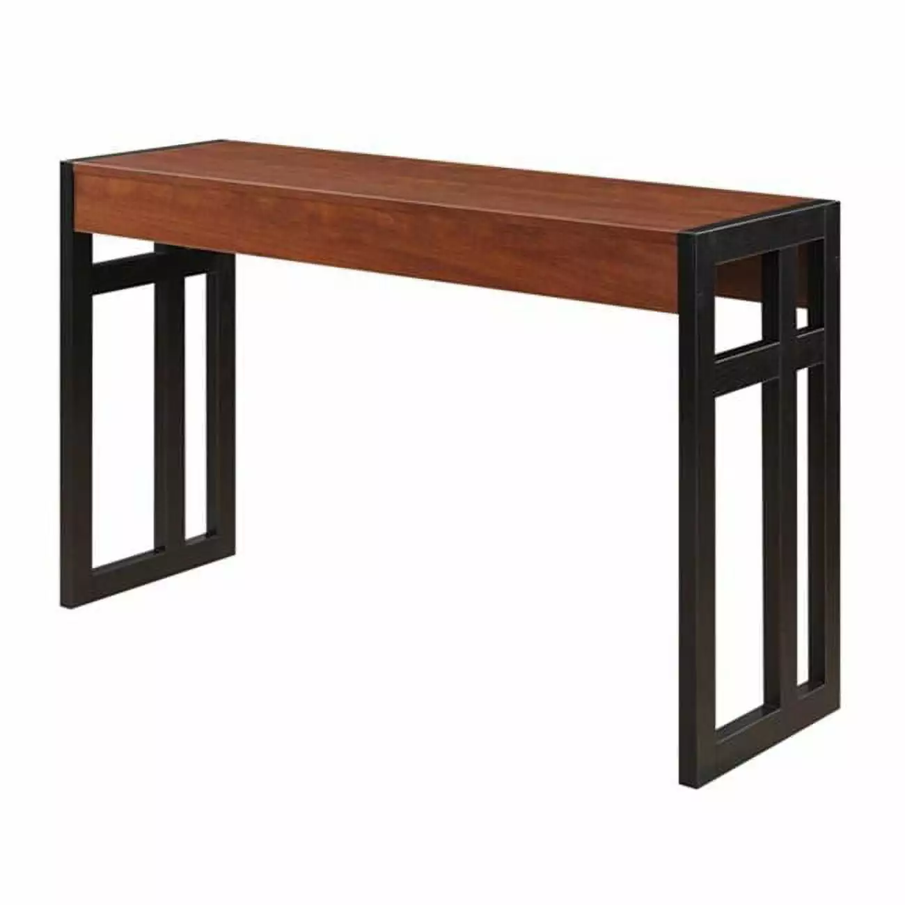 Monterey Console Table Cherry Finish - 49.5 x 30 x 15.75 Inches - Stylish Entryway Table Console Convenience Concepts