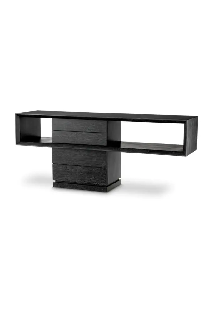 Eichholtz Mantua Dark Gray Modern Console Table Entryway Furniture