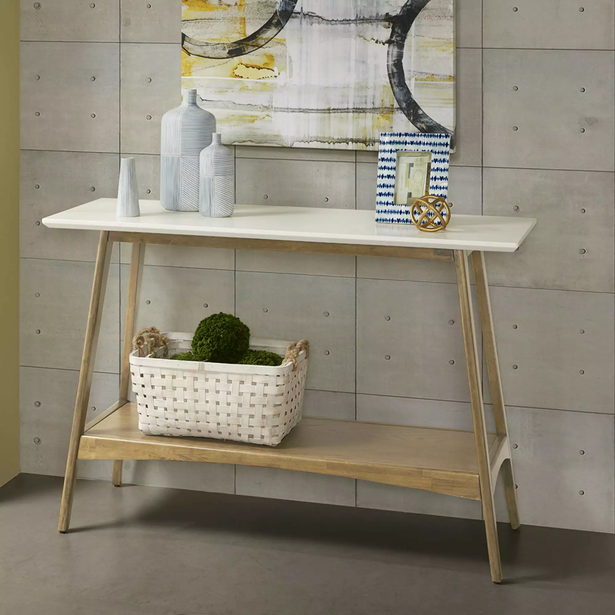 Parker Console 48838 - Classic Living Room Accent Table Console Miekor