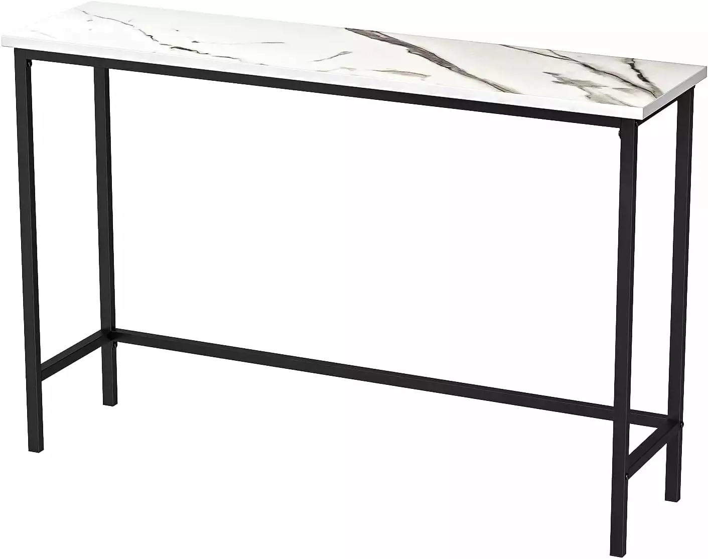 41 Inch Entryway Narrow Console Table Thin Sofa Side Display Table Hallway Living Room Console QRInnovations