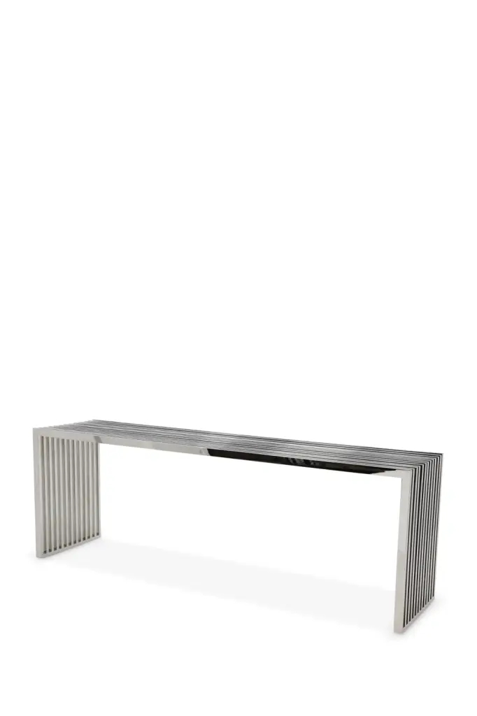 Steel Console Table Eichholtz Carlisle XL Industrial Modern Entryway Table