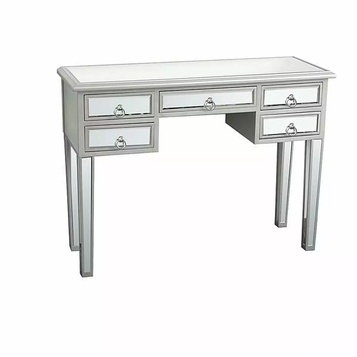 Illusions Collection Mirrored Entryway Console Table Elegant Decor Console SuperDope