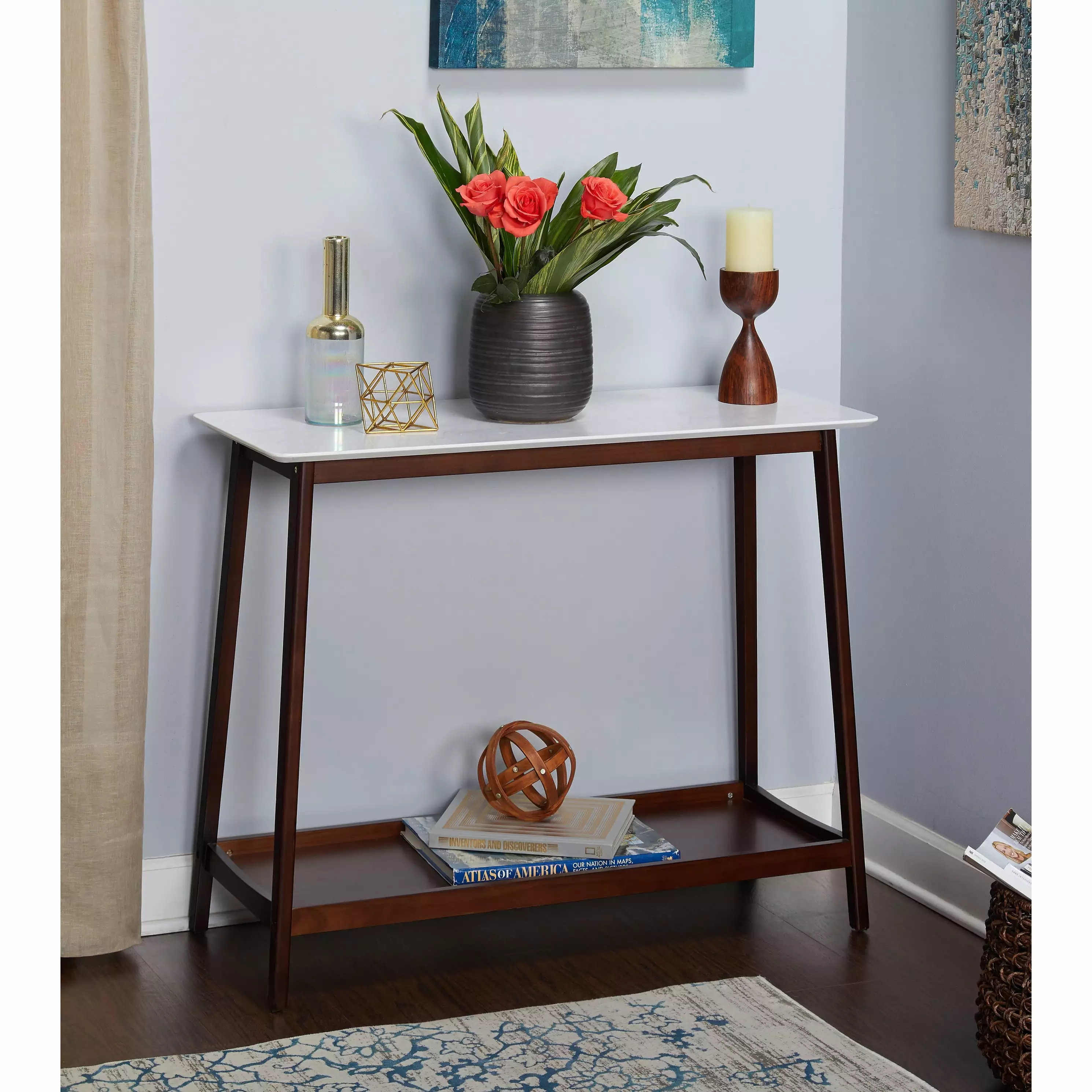 Parisa Console Table Modern Entryway Sofa Table Living Room Hallway Console TMS