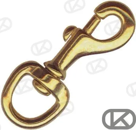 MOSQUETON BRONCE GIRAT. 90MM (10)