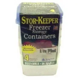 4-Pack 1.5-Pint Freezer and Food Storage Containers Various