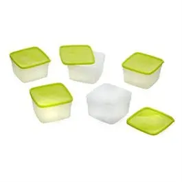5-Pack 1-Pint Freezer and Food Storage Containers Various
