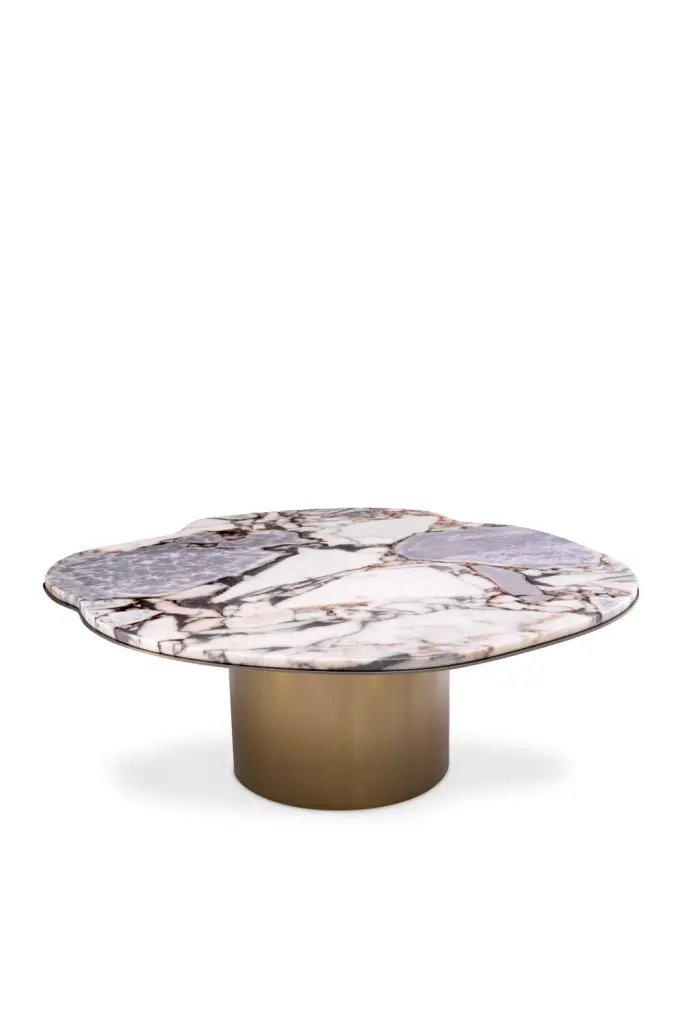Free Form Marble Coffee Table Eichholtz Shapiro Luxury Living Room Centerpiece
