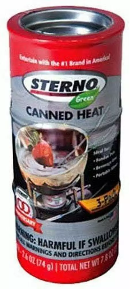 Sterno 2.6-Ounce Entertainment Cooking Fuel 3-Pack Portable Heating