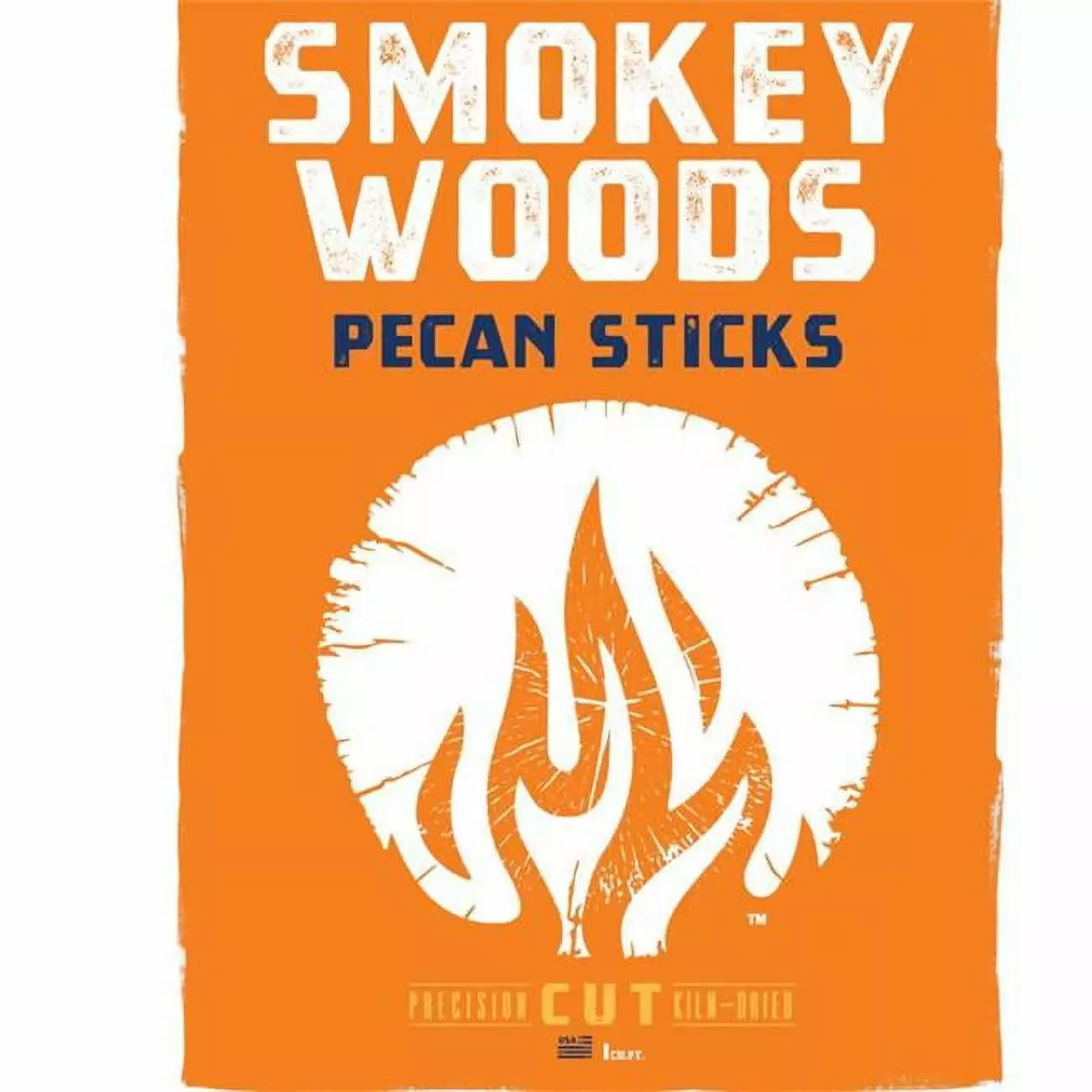 Smokey Woods All Natural Pecan Cooking Logs 1 cu. ft. BBQ and Grilling
