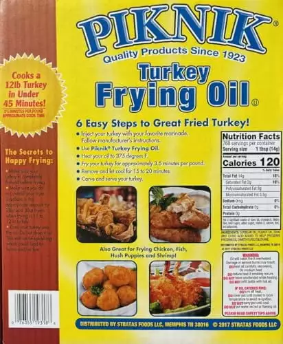 Pik-Nik Oil Turkey Frying 3-Gallon OuBai