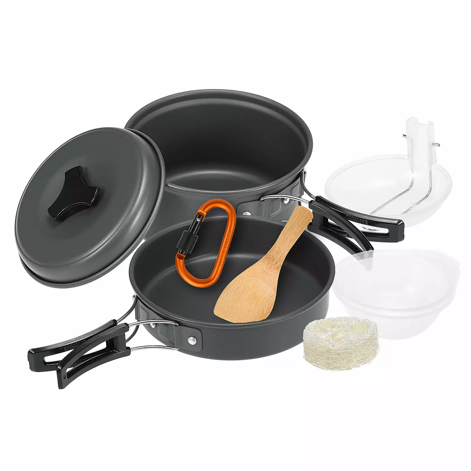 10pcs Kitchenware Cookware Set Pot Pan Mess Kit Outdoor Camping Cooking