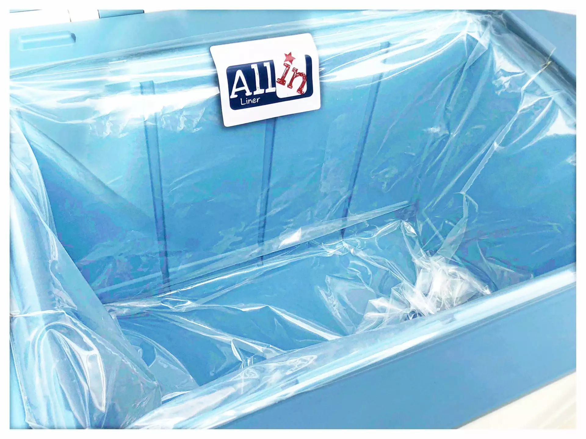 Disposable Food Grade Plastic Cooler Liner Heavy Duty Polyethylene 3 Pack Made USA Allinliner