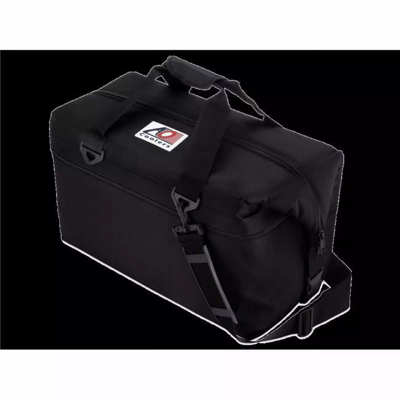 AO Coolers AOCAO36BK Canvas Cooler Black Pack 36 Commercial Use