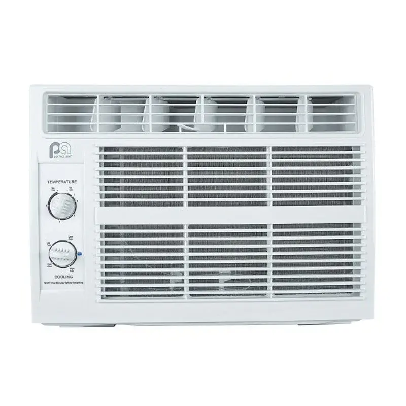 Perfect Aire 5PMC5000 Air Conditioner, 115 V, 5000 Btu Airy, 100 to 150 sq-ft Coverage Area, Mechanical Control