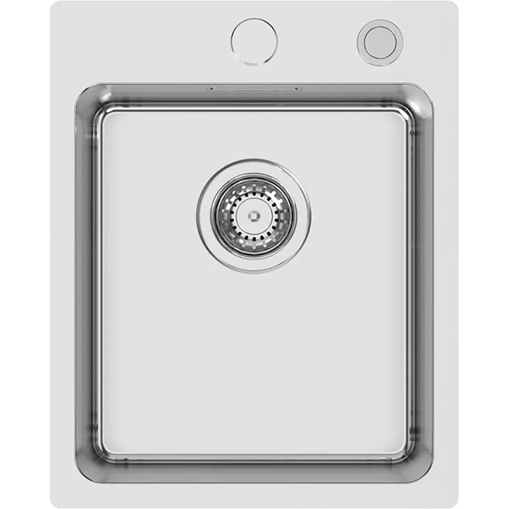 RODI: Built- sink Una 36 N, stainless reinforced, flush-mounted installation possible stainless steel 87137 39 cm