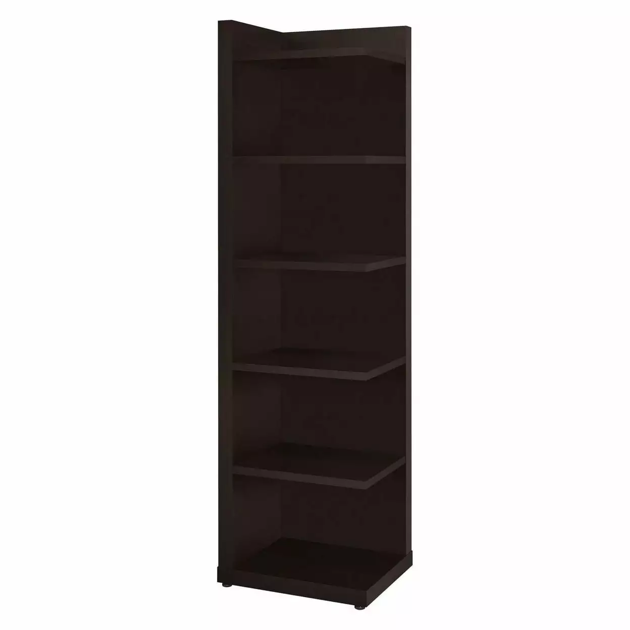 Pinckard 6-Tier Corner Bookcase Cappuccino Finish Home Office Living Room Coaster Company
