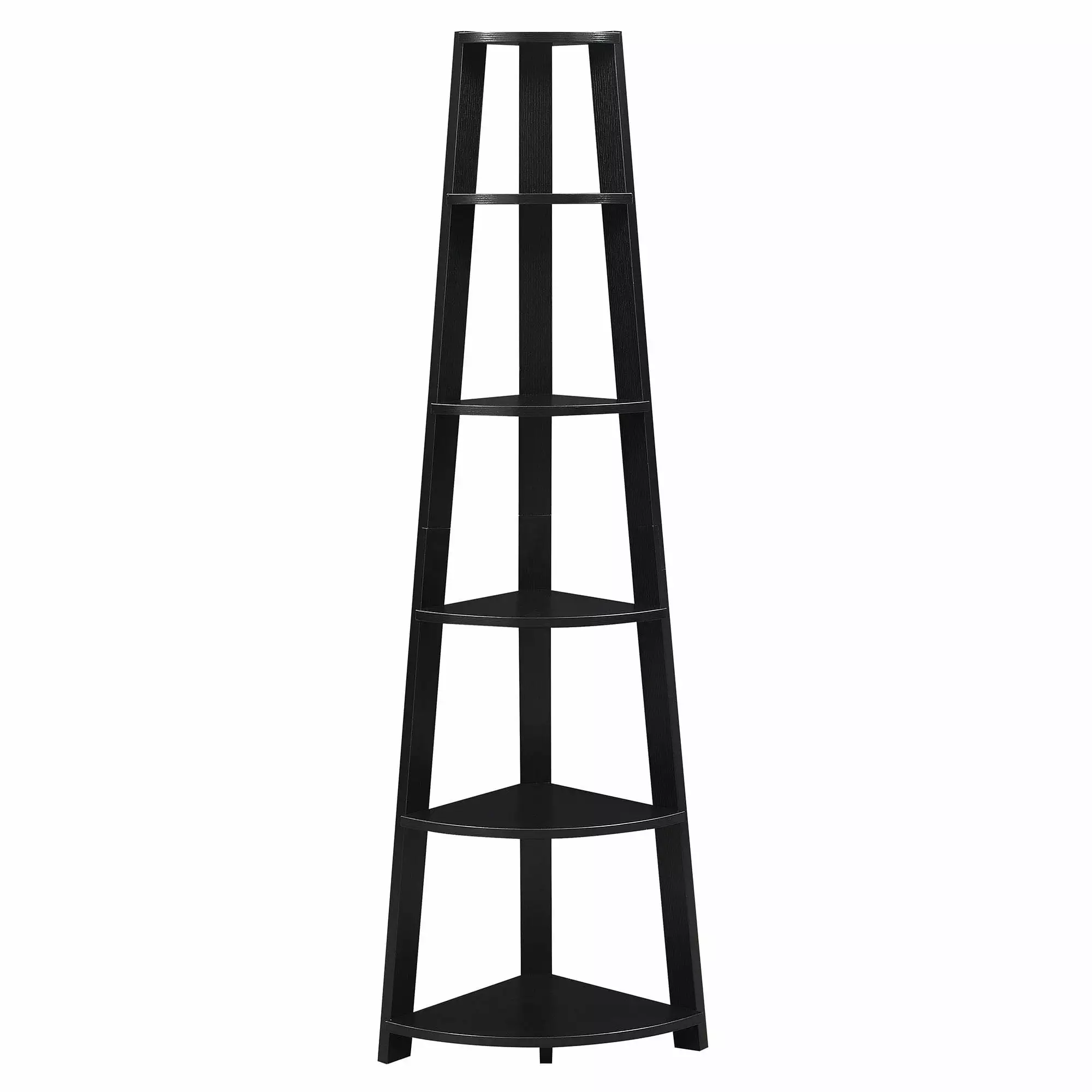 Ergode Newport 5 Tier Corner Bookshelf