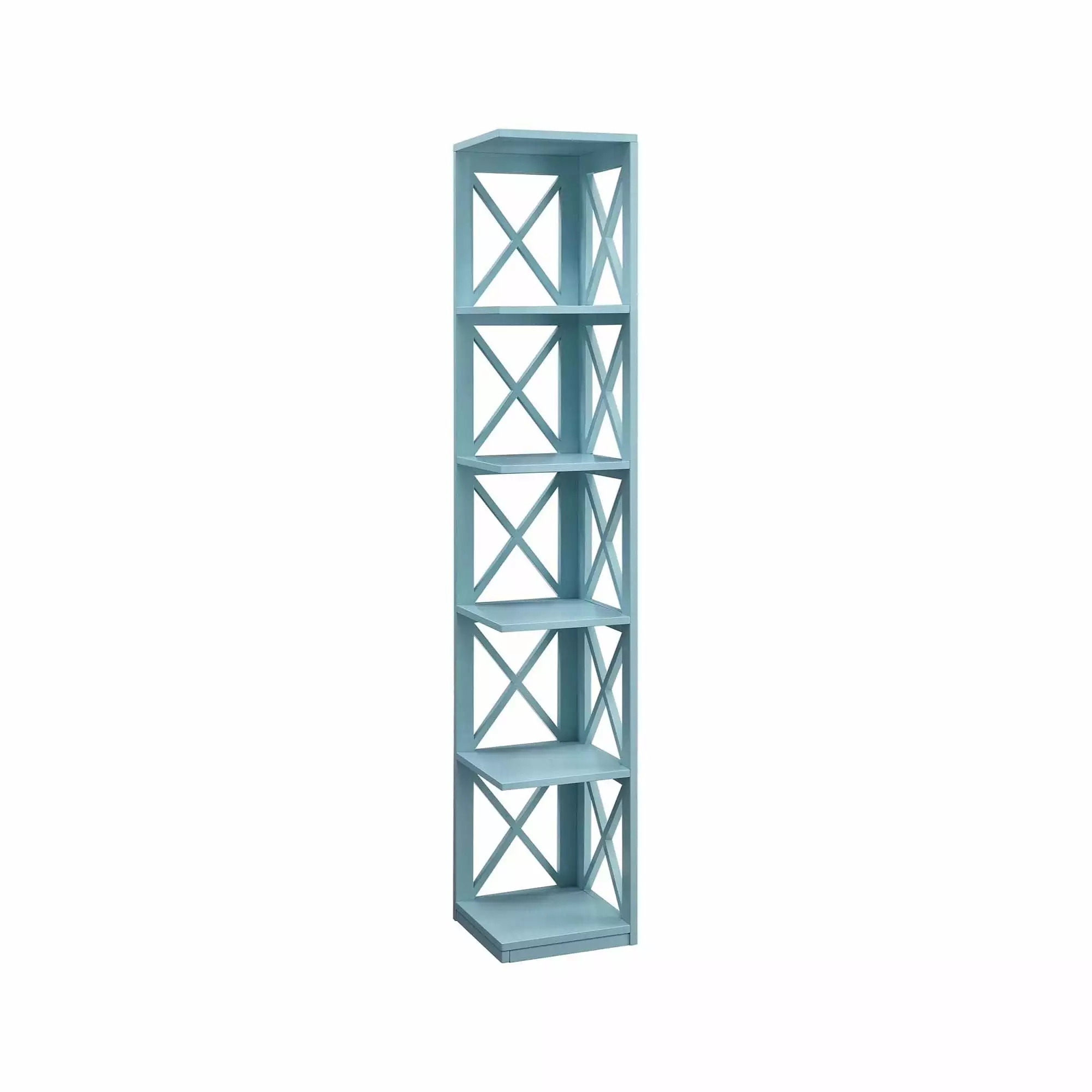 Ergode Oxford 5 Tier Corner Bookcase Home Office Living Room