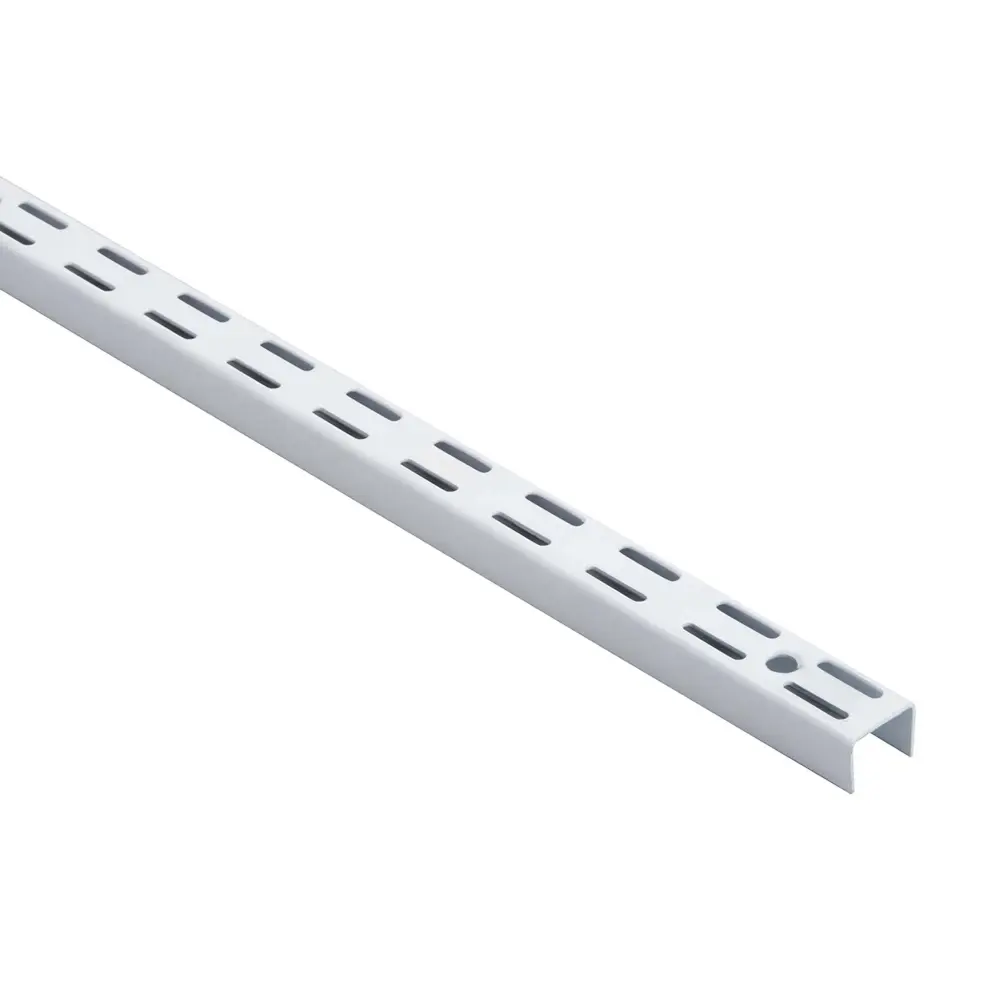 White Duplicate Shelf Standard, 16-3/4''