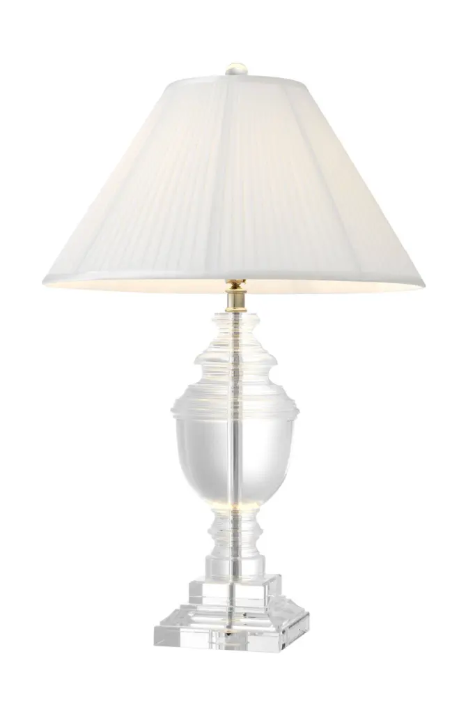 Eichholtz Noble Crystal Table Lamp Elegant Bedside Lighting