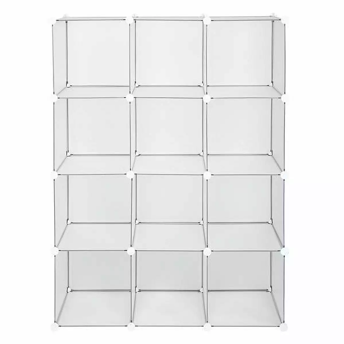 12-Cube Book Shelf Storage Organizer Cubes Closet or Office Niruo