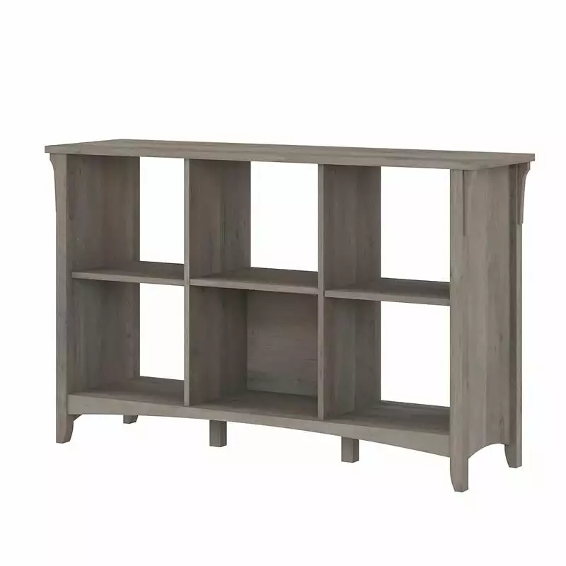 Bowery Hill 6 Cube Organizer Driftwood Gray Engineered Wood Storage Shelf