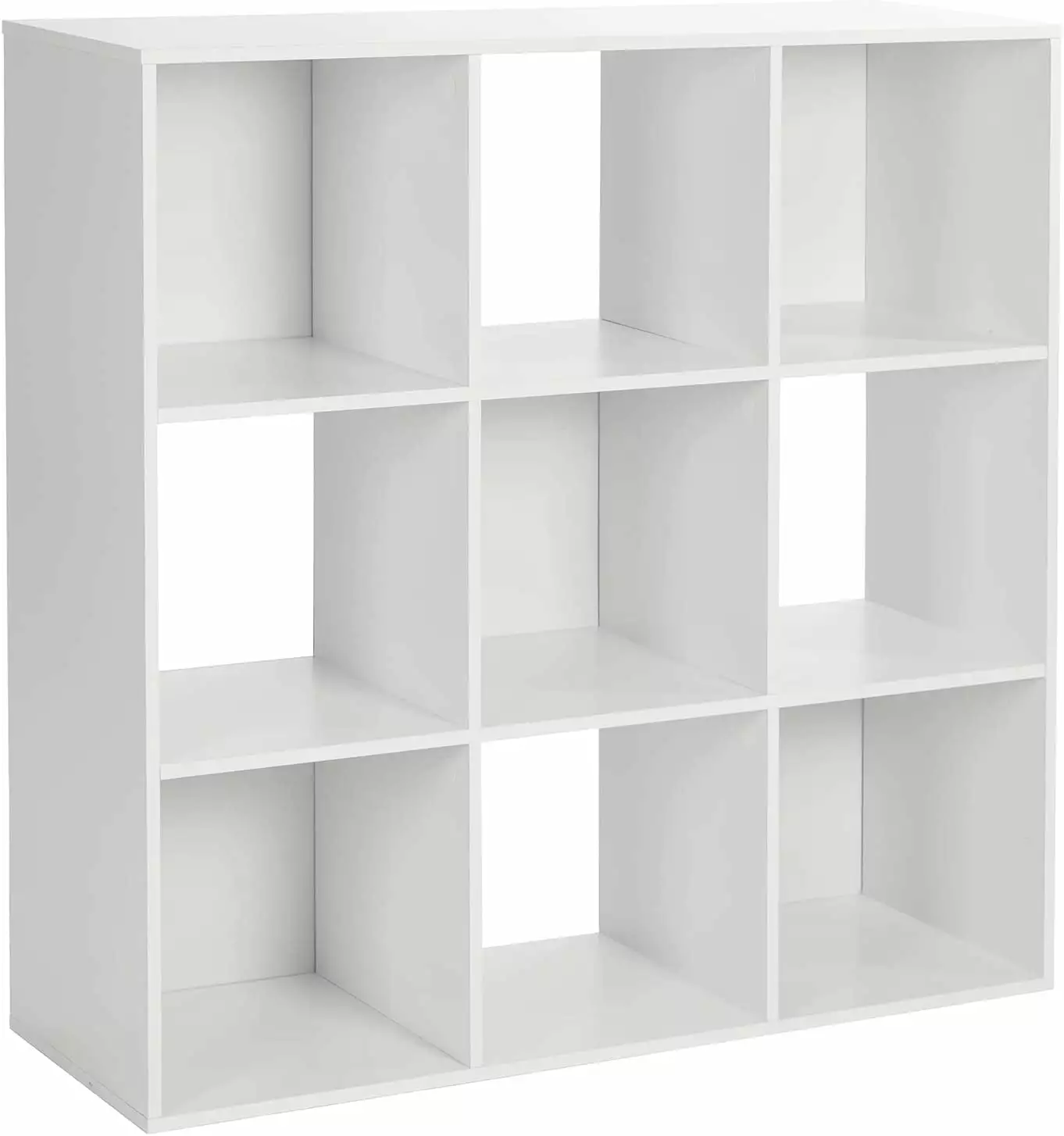 9 Cube Storage Organizer Wood Display Shelf - Free Standing Cubby Bookcase Cabinet BSL