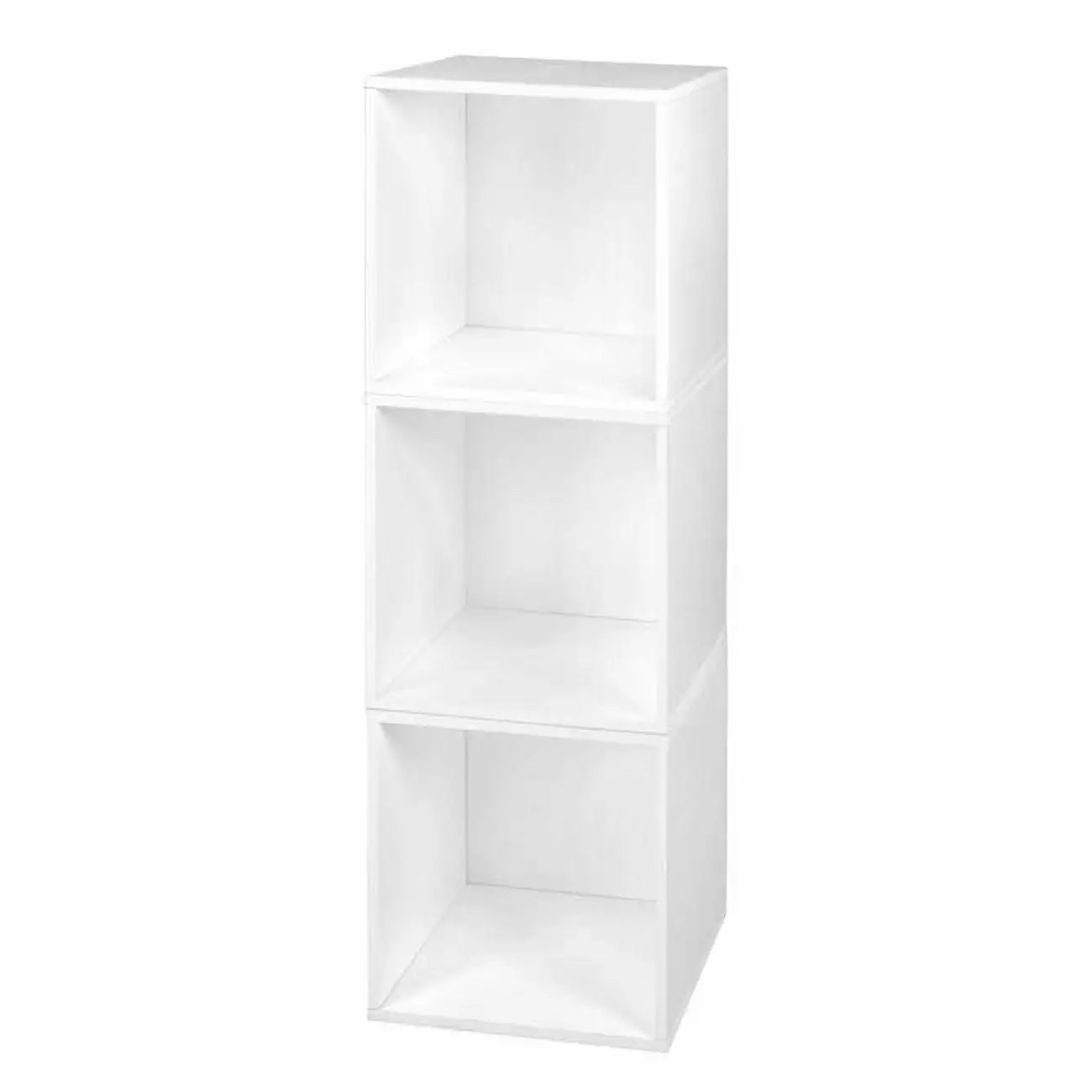 Niche Cubo Storage Set 3 Cubes White Wood Grain