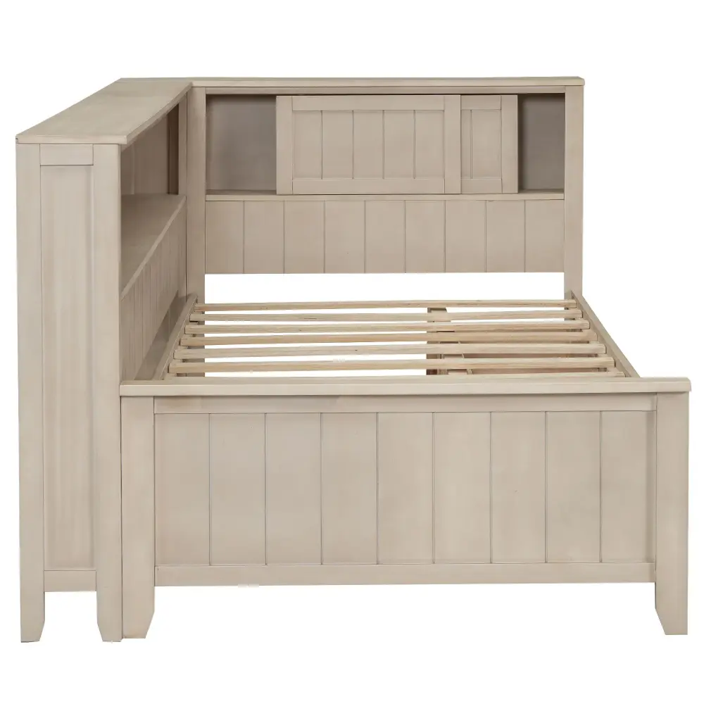 Luxury Hotel Collection Daybed Storage Shelves And 3 Drawers