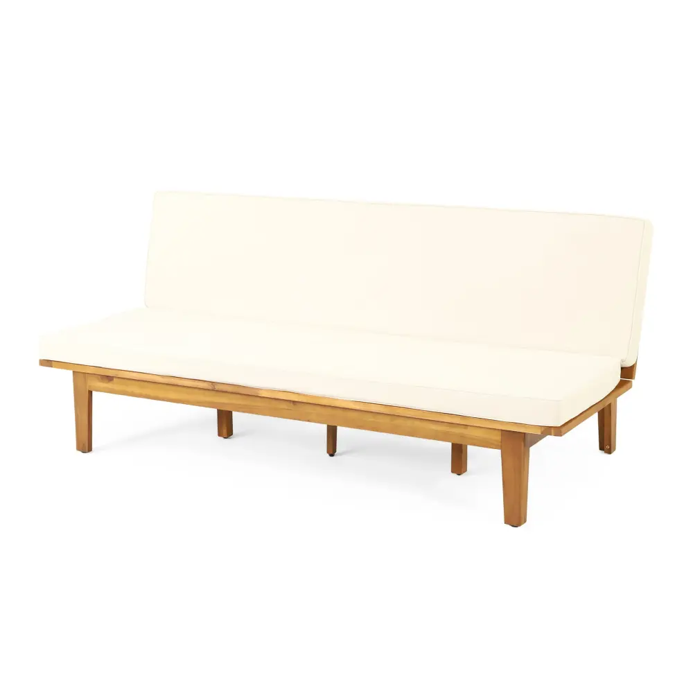 Outdoor Elegance Daybed Convertible Design Cushion Frame - Buff