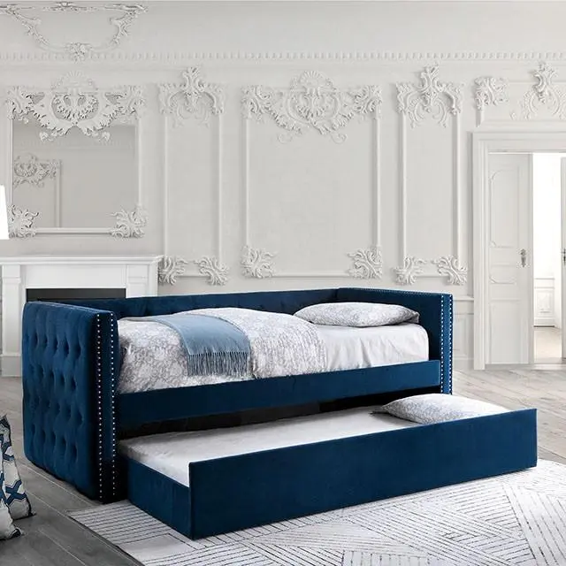 Susanna Navy Daybed Trundle Navy Finish
