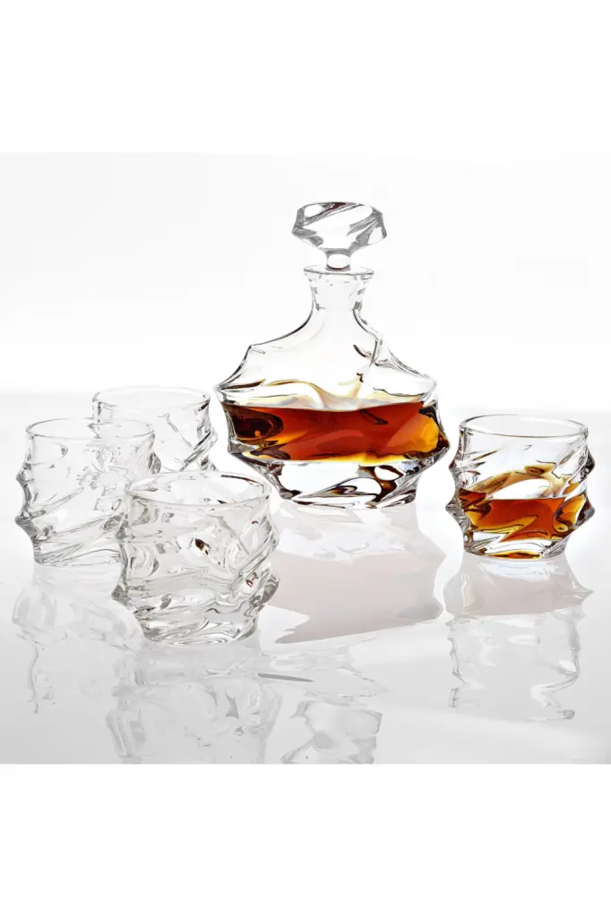 Eichholtz Gatsby Glass Decanter Set 5 Barware