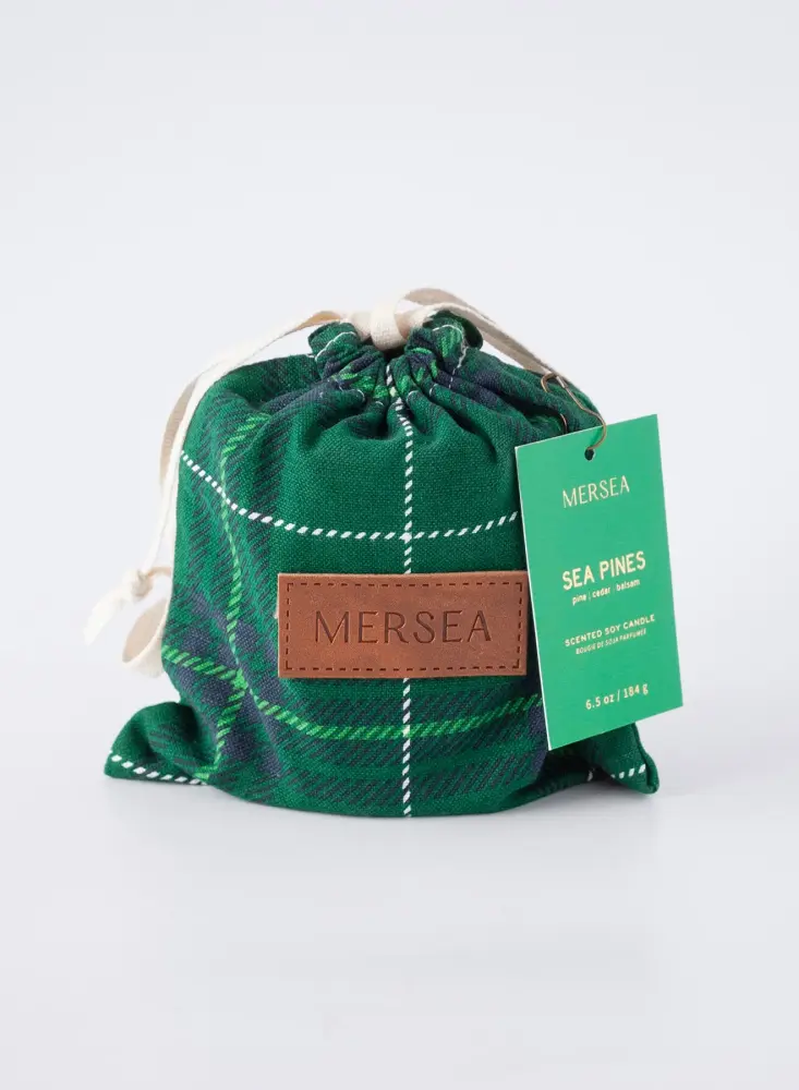 Sea Pines Plaid Bagged Candle