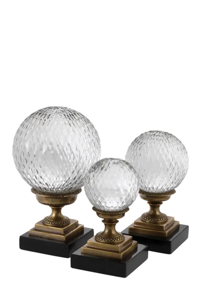 Ball Decor Set 3 Eichholtz Divani Modern Home Decorative Objects