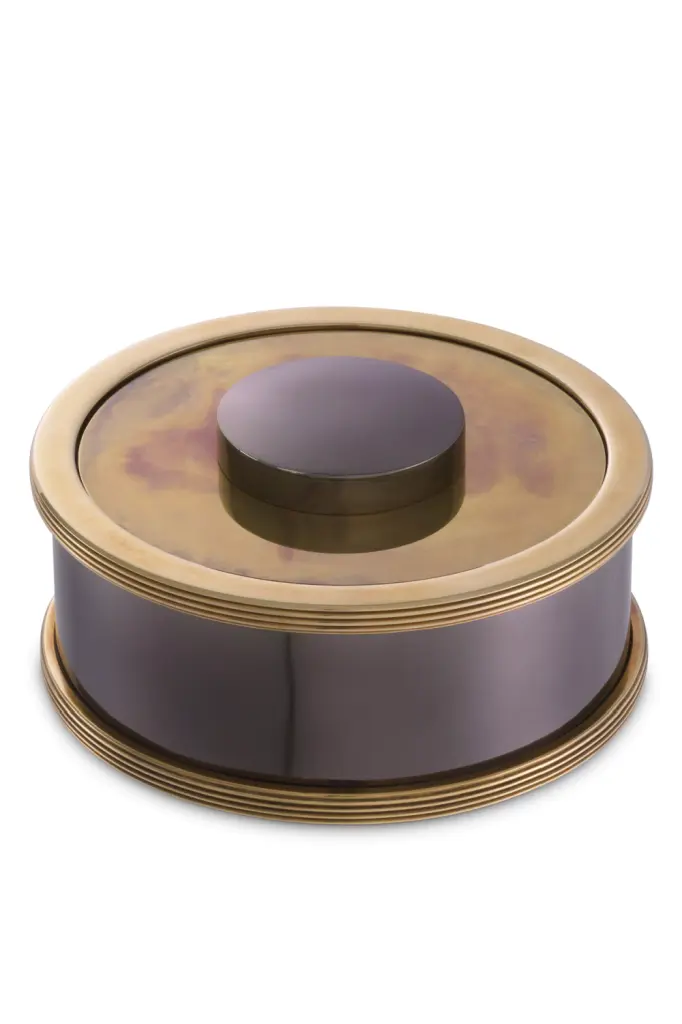 Vintage Round Box Eichholtz Ella