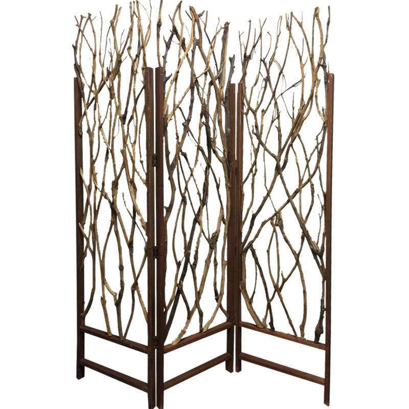 Home Decorative Tree Screen Room Divider 3 Panel Nature Inspired Privacy Partition Screen Gems