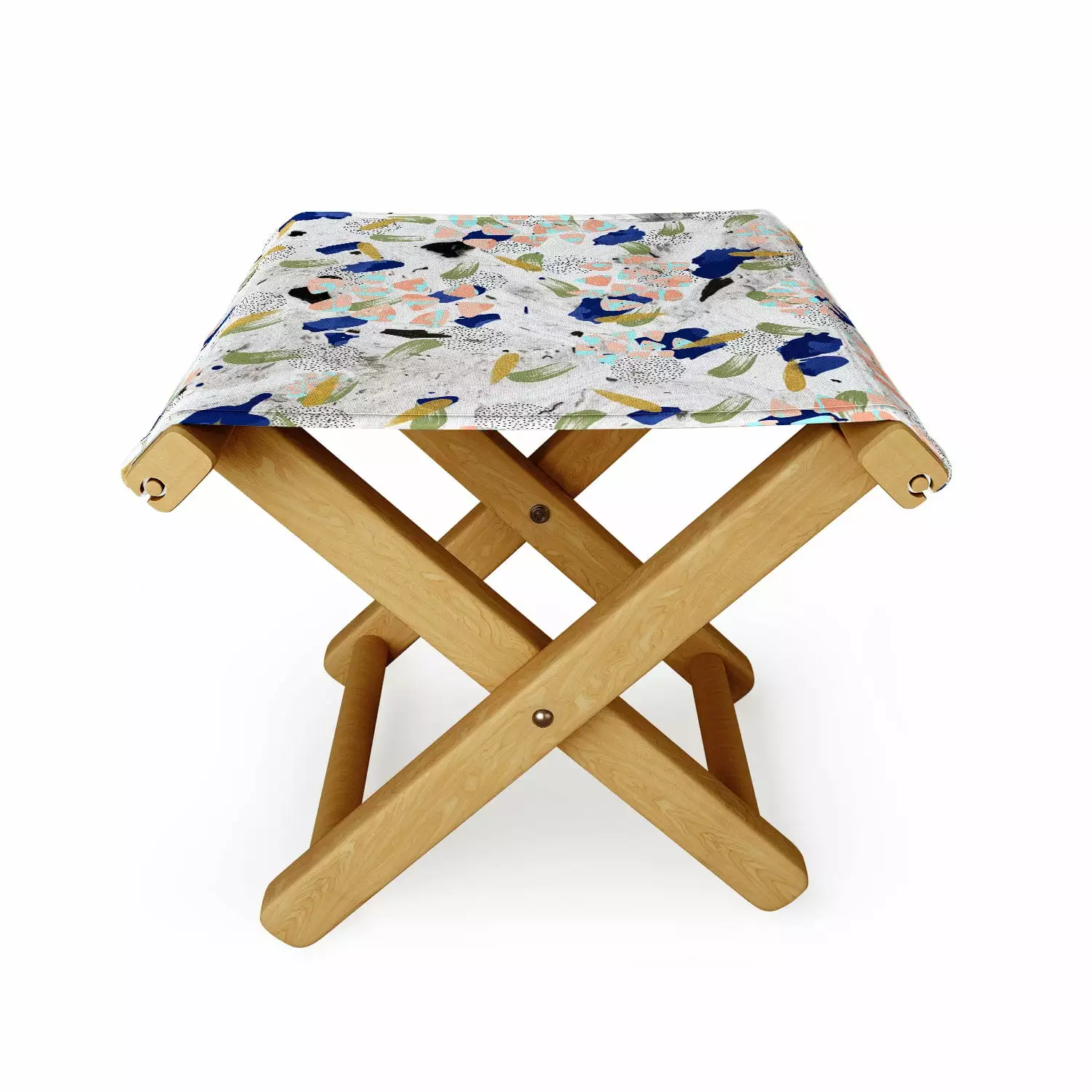 Society6 Marta Barragan Camarasa Abstract Shapes Outdoor Ottoman Ottomans